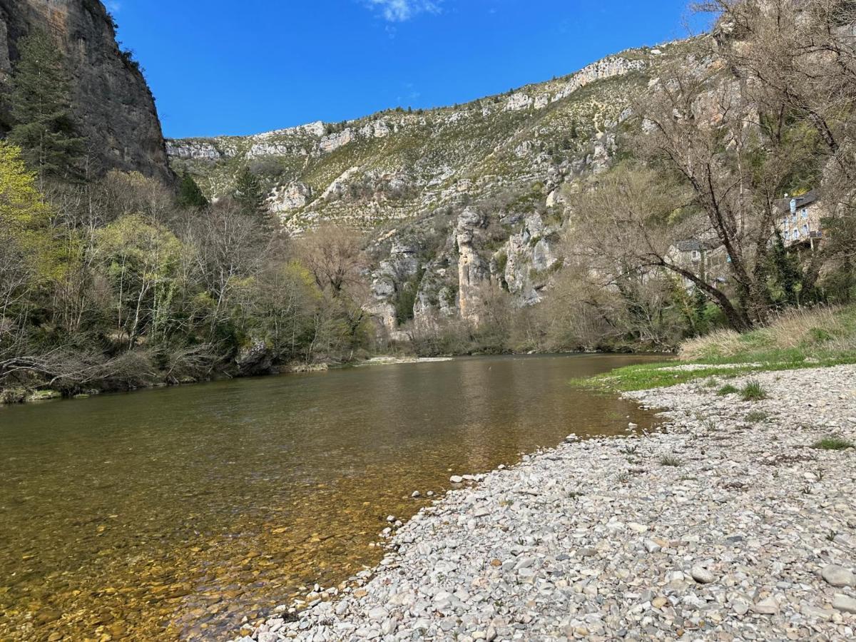 Gorges Du Tarn - Maisonnette A Flanc De Falaise Sainte-Énimie 외부 사진