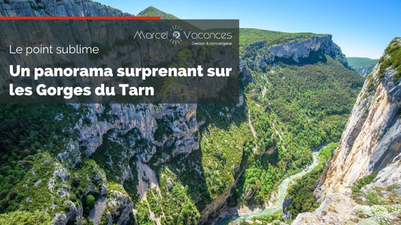 Gorges Du Tarn - Maisonnette A Flanc De Falaise Sainte-Énimie 외부 사진